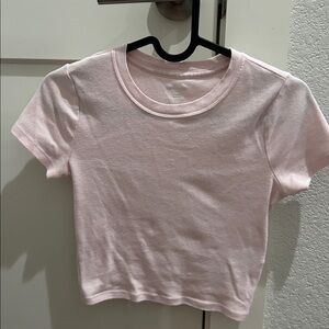 Hollister Light Pink Crop Top